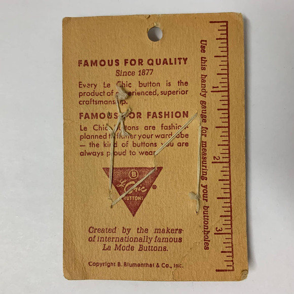 Vintage USA Zone Germany and West Germany Glass Buttons Lot of 2 Cards NOS - Picture 3 of 5